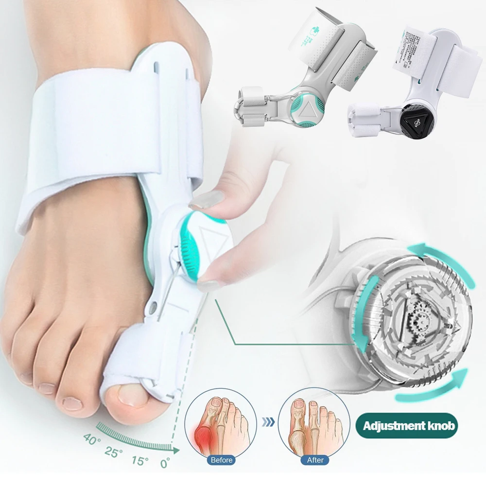 

Ортопедический выпрямитель для большого пальца ноги, регулируемый корректор вальгусной деформации