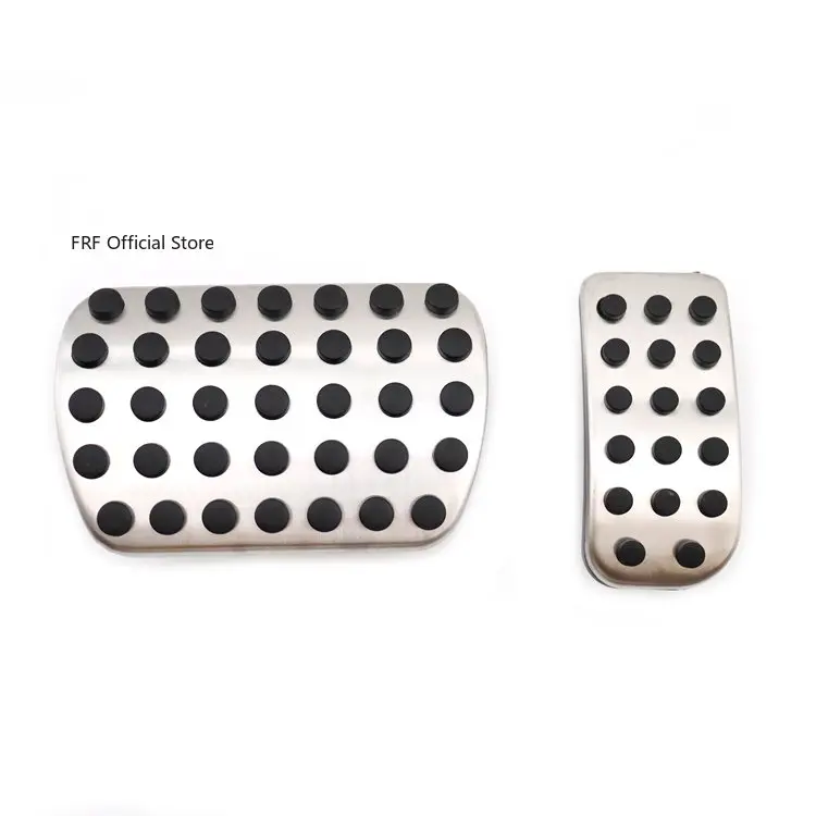 

Автомобильные педали AT MT из нержавеющей стали для Mercedes Benz V Class Marco Polo Metris EQV W447 2015 ~ 2022 Нескользящие накладки на педали газового тормоза