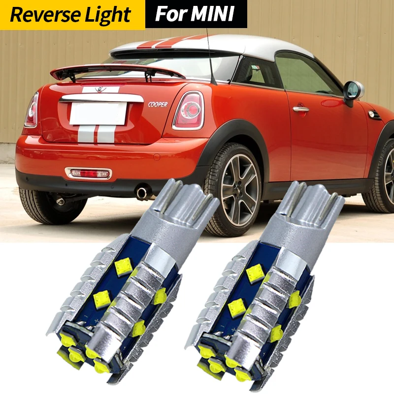 

2pcs LED Reverse Light Blub Backup Lamp W16W T15 Canbus For Mini Cooper R50 R53 R56 Convertible R52 R57 Coupe R58 Roadster R59