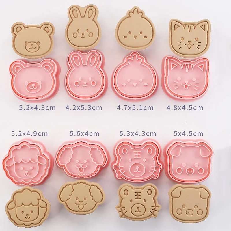 

Формочки для печенья 8 шт., пластиковые