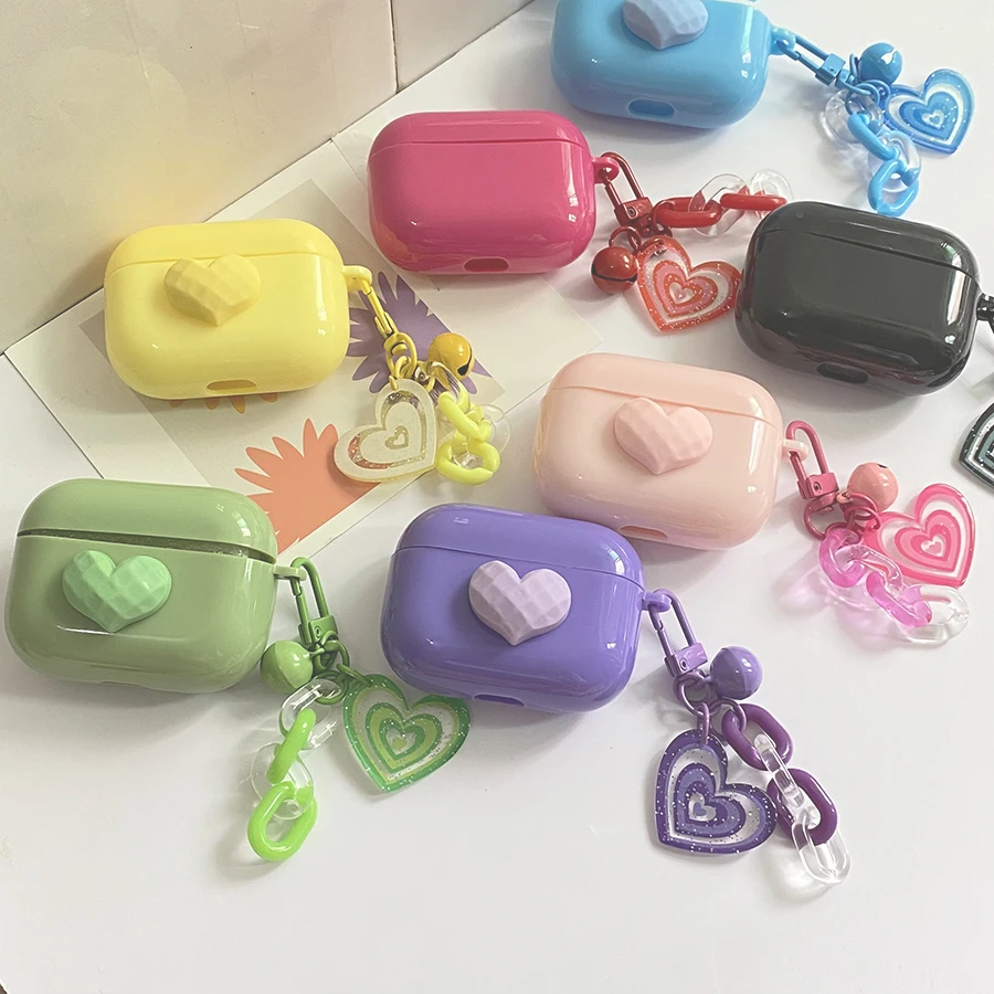 

Ins love чехол для Apple AirPods Pro 3 чехол милый airpods 2 Чехол Мягкий ТПУ силиконовый чехол для наушников airpod 3 чехол с брелоком