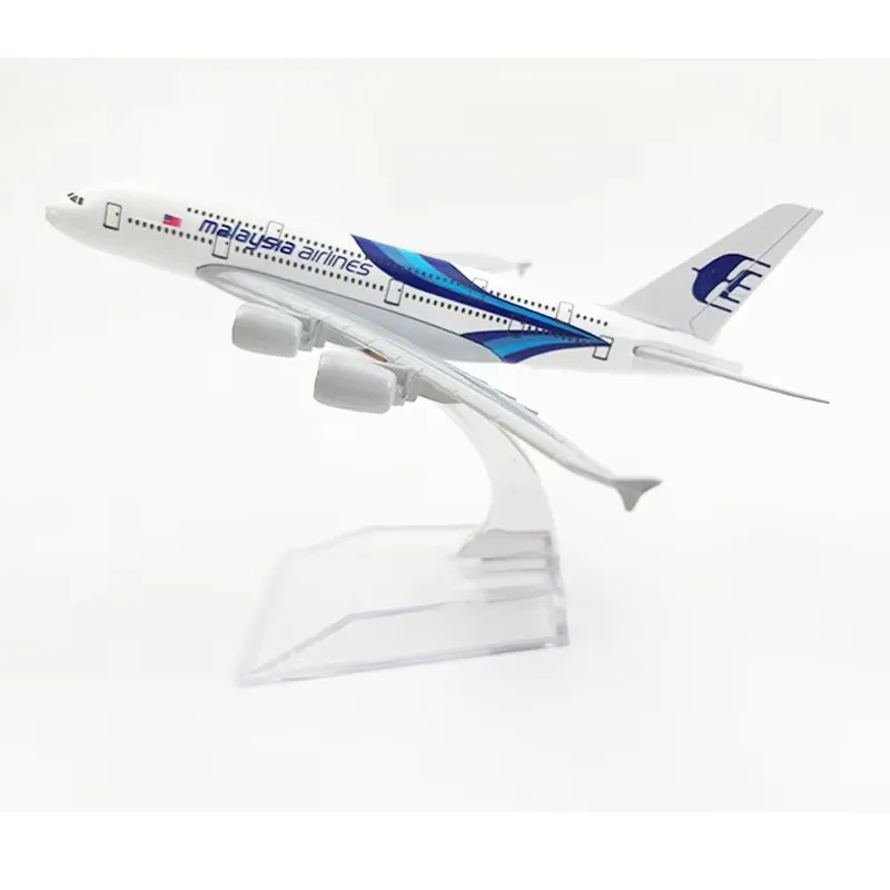 16 см A380 Malaysia Airlines модель самолета масштаб 1:400 сплав металла Airbus подарок