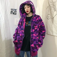 2022 new spring print sweater zipper hoodie harajuku japanese street hip hop style y2k couple top kawaii coat hoodies women