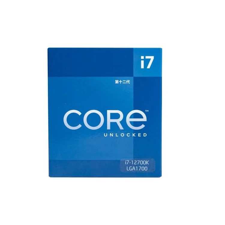 

Процессор Core i7-12700K i7 12700K 3,6 ГГц, 12-ядерный процессор с двадцать резьбой 10 нм L3 = 25 м 125 Вт LGA 1700, новый, но без вентилятора