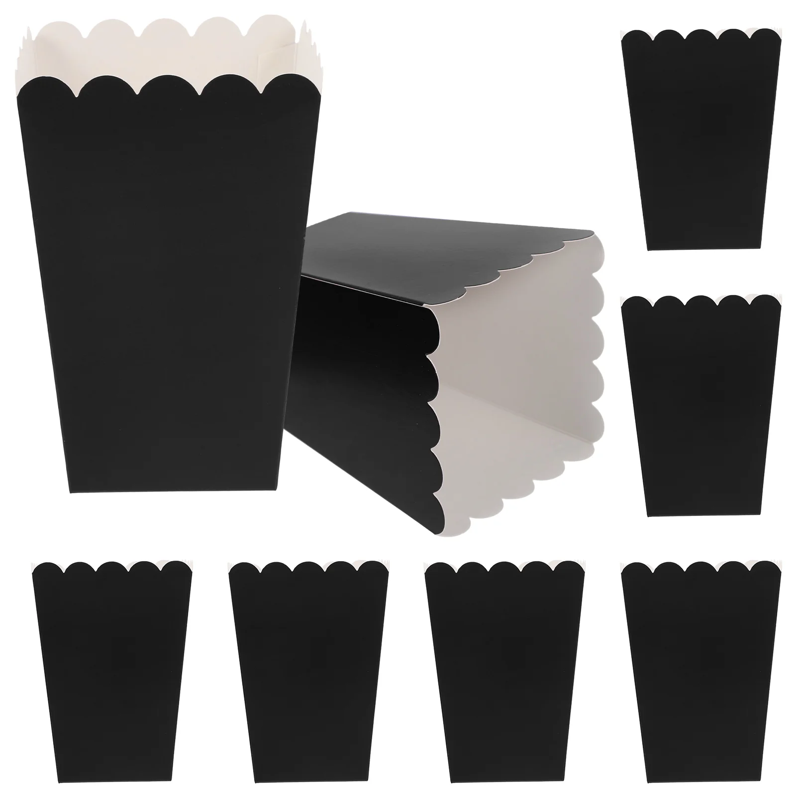 

50Pcs Popcorn Boxes Greaseproof Popcorn Tubs Simple Paper Popcorn Containers