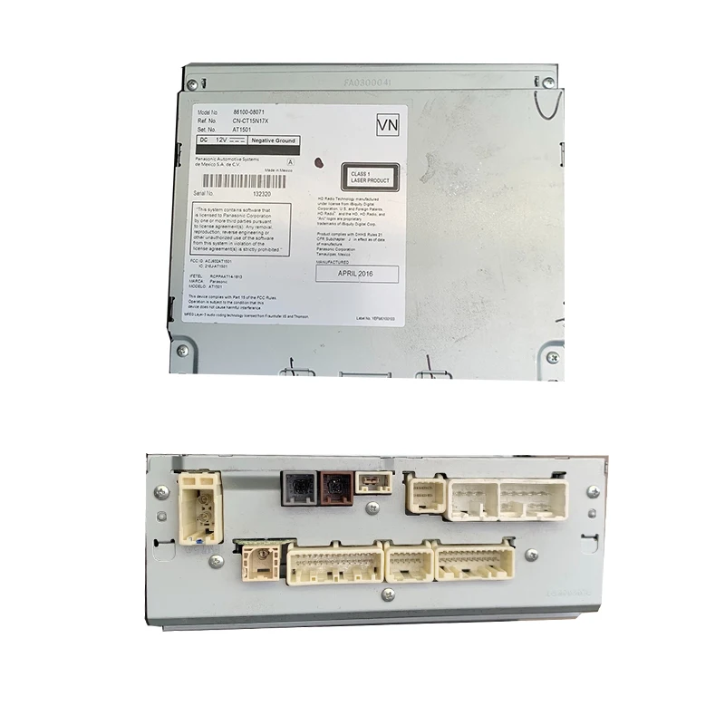 Оригинальный TOTOTA factory oem 86100-08071 автомобильный радиоприемник CD palyer навигация bluetooth