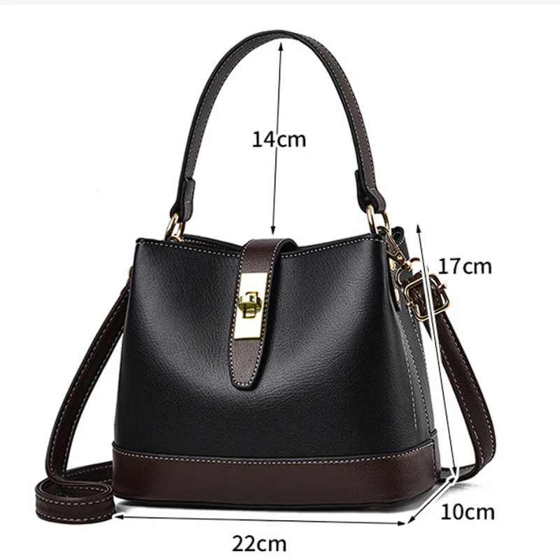 Women Bucket Bag Leather Messenger Bag Female Female Handbags Trend 2023 Designer Crossbody Shoulder Bag Ladies Bolsas Femininas