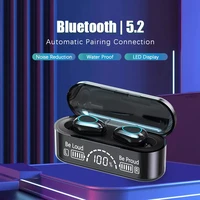 2022 new tws earphones wireless bluetooth 5 2 sport noise reduction headphones touch control hifi stereo headset 3500mah