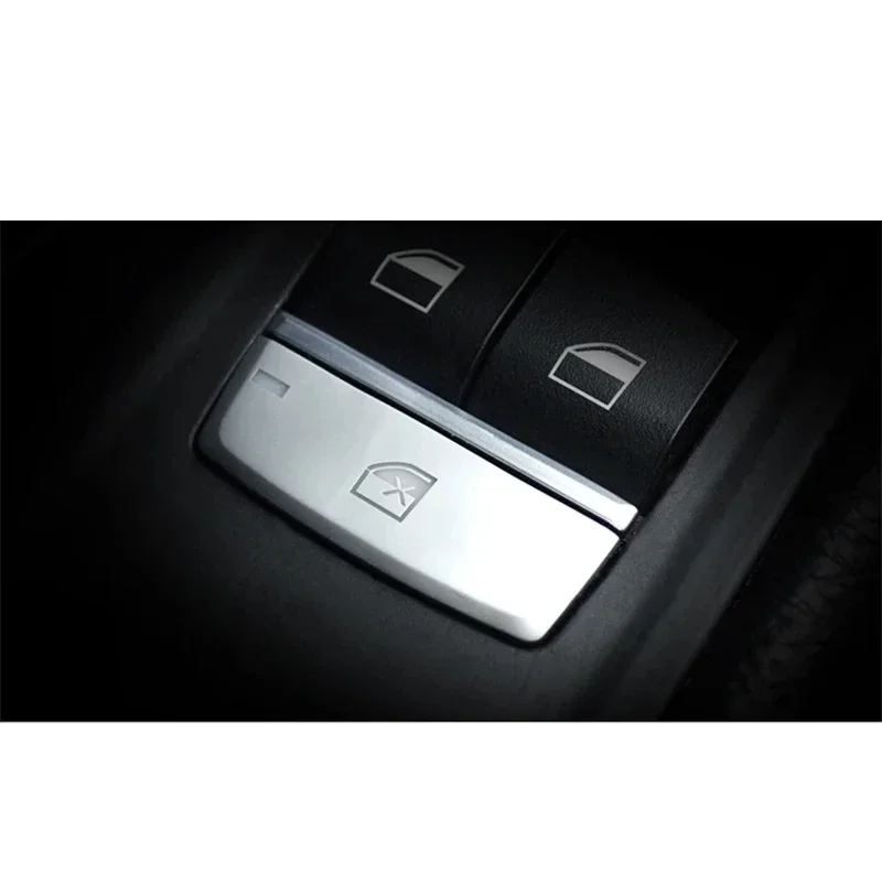 Для BMW 1, 3, 4, 5, 6, 7 серии, X3, X4, X5, X6: хромированная накладка из АБС-пластика на кнопку стеклоподъемника, аксессуар для интерьера автомобиля (art.: 3920db67f6828) - 3920db67f6828