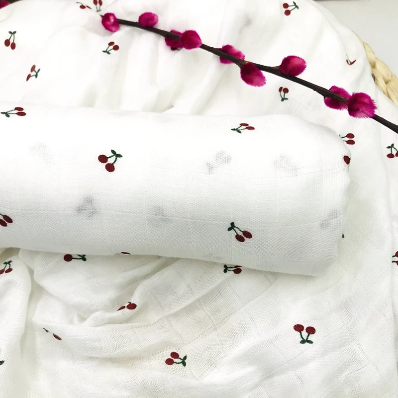 

Custom Print Organic Cotton Newborn Wrap Bamboo Muslin Baby Blanket Swaddle Baby Receiving Blankets