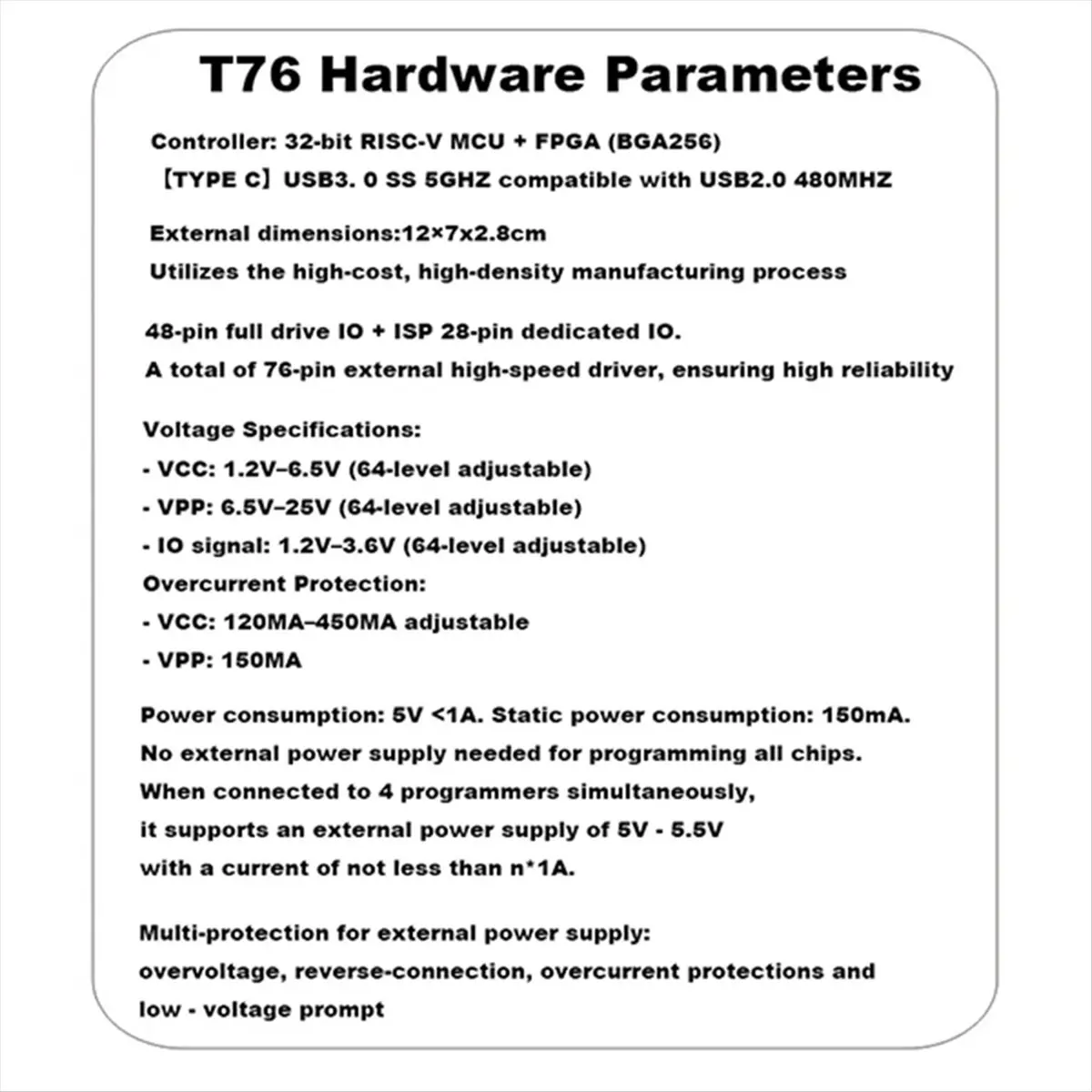 ЛУЧШИЙ ВЫБОР) Универсальный программатор T76 USB3.0 для EEPROM, NOR, NAND, EMMC, MCU, GAL, адаптер MinproTL866II+TSOP48 (art.: 3920dbd438795) - 3920dbd438795