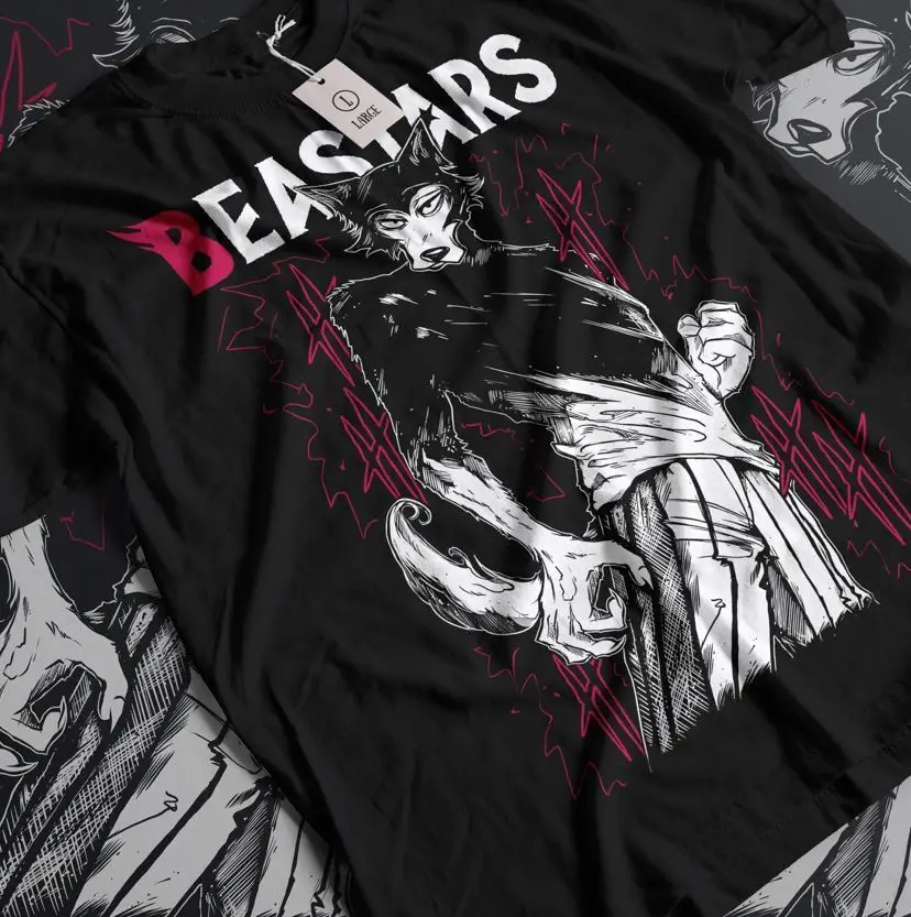 Рубашка Beastars Legoshi для девочек аниме японский стиль подарки рубашка всех размеров