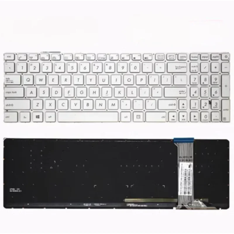 Новая клавиатура для ноутбука с подсветкой Asus zx50v FX-plus g551jx g551vw n552v ZX 50xj zx50jx gl552j gl552v