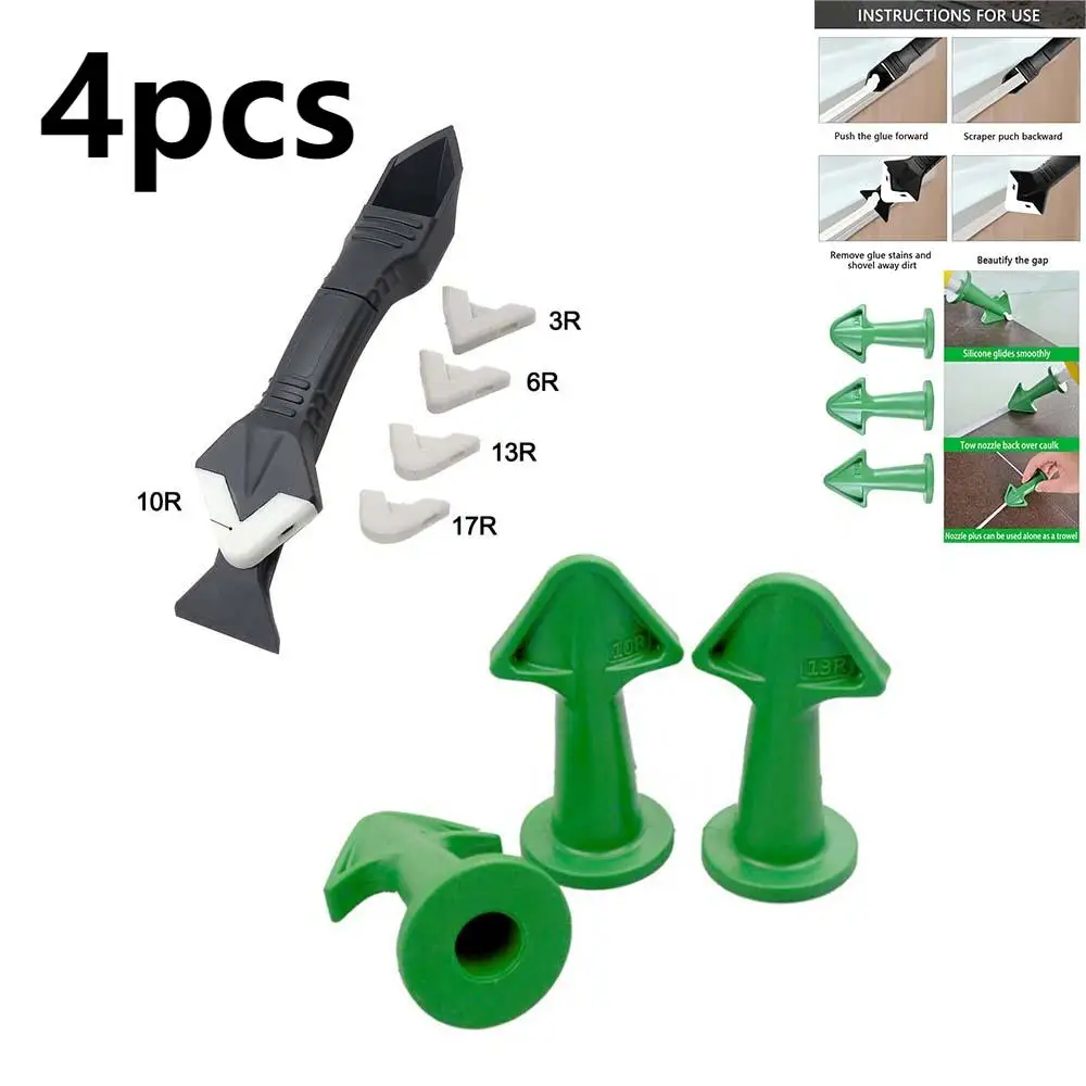 

Glue Nozzle Bathroom Tool Joint Sink Kitchen Finishing Applicator Plastic Sealant Finisher Caulk Silicone Caulking