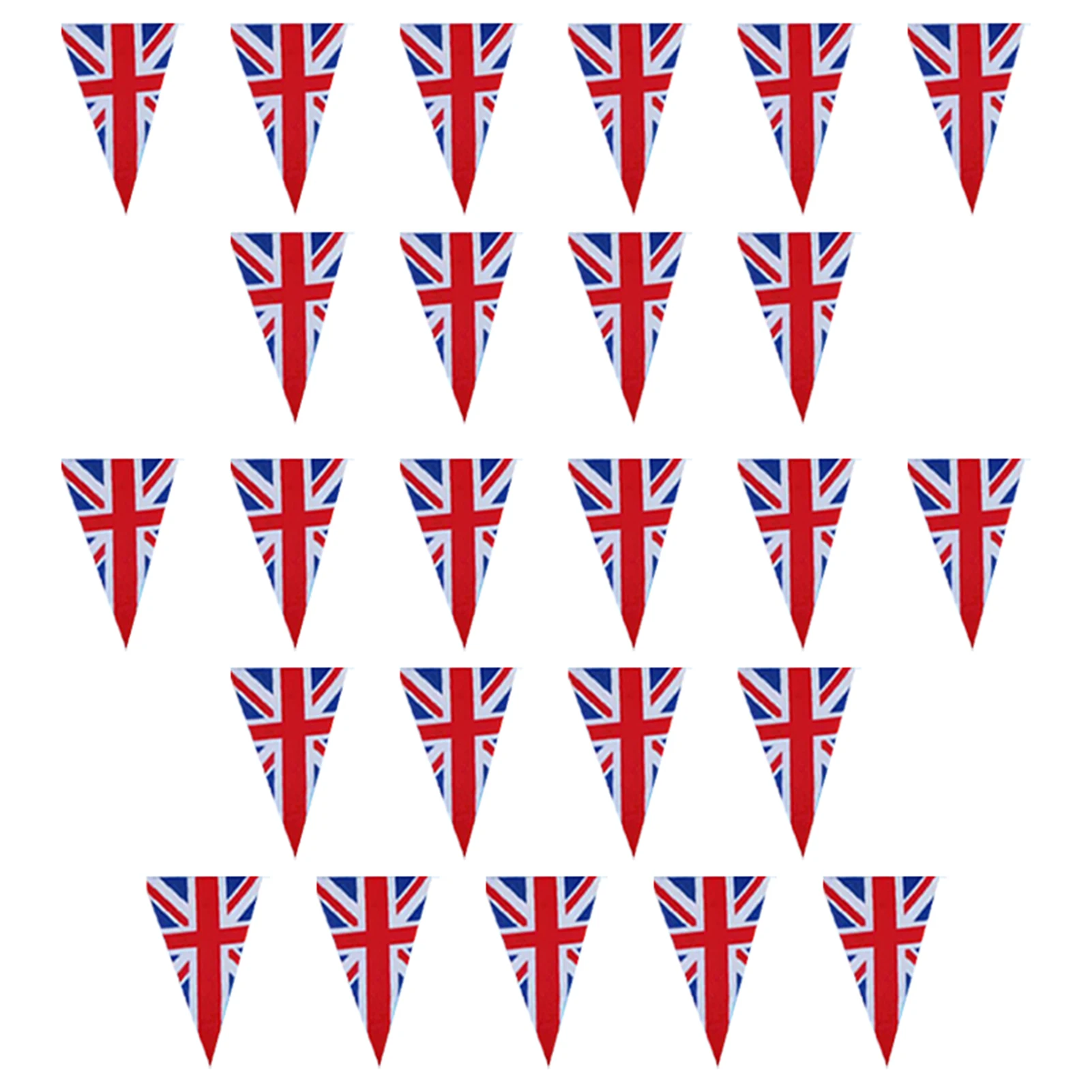 

Union Jack Bunting Flags Pendant Queen's Jubilee Pennant United Kingdom Decoration For Birthday Wedding Party Celebration