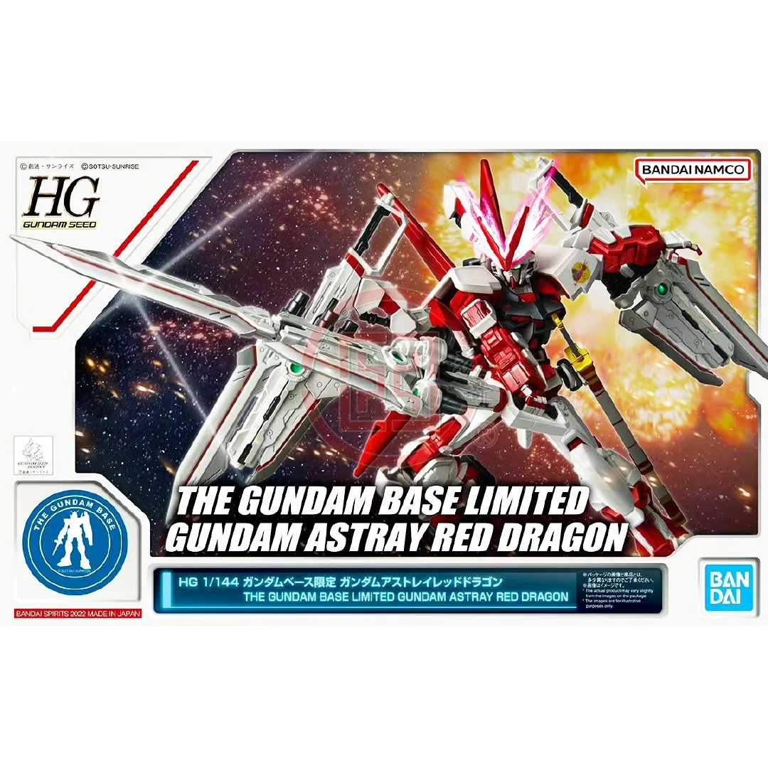 

Bandai Original PB BASE LIMITED HG 1/144 ASTRAY RED DRAGON Action Figures Collectible Toys Gifts for Kids