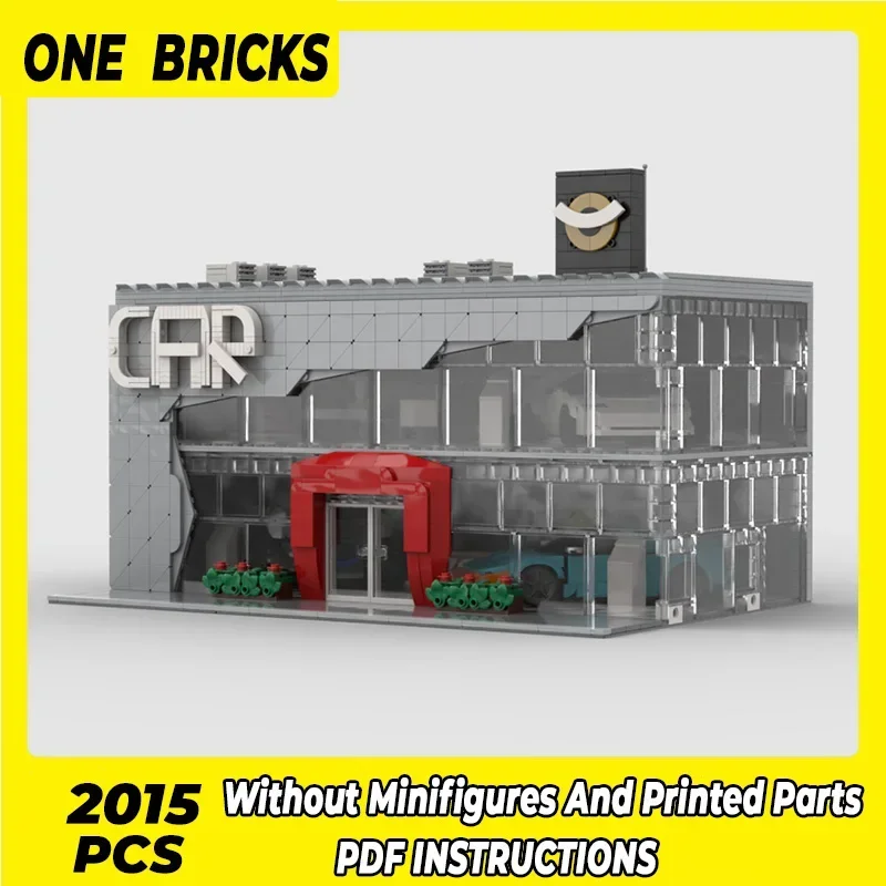 Модель уличного вида Moc Building кирпичики город Speed машина чемпиона Show Technology