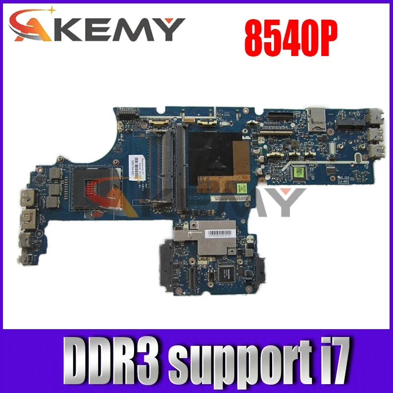 

Akemy KAQ00 LA-4951P 595764-001 Laptop motherboard for HP EliteBook 8540P 8540W DDR3 with graphics slot not support i7
