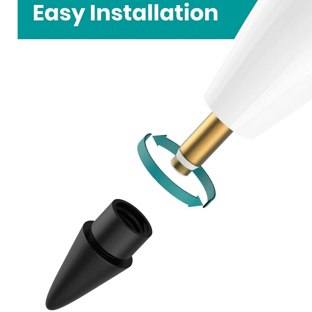 Сменный наконечник для перьев 1-го и 2-го поколения (черный)