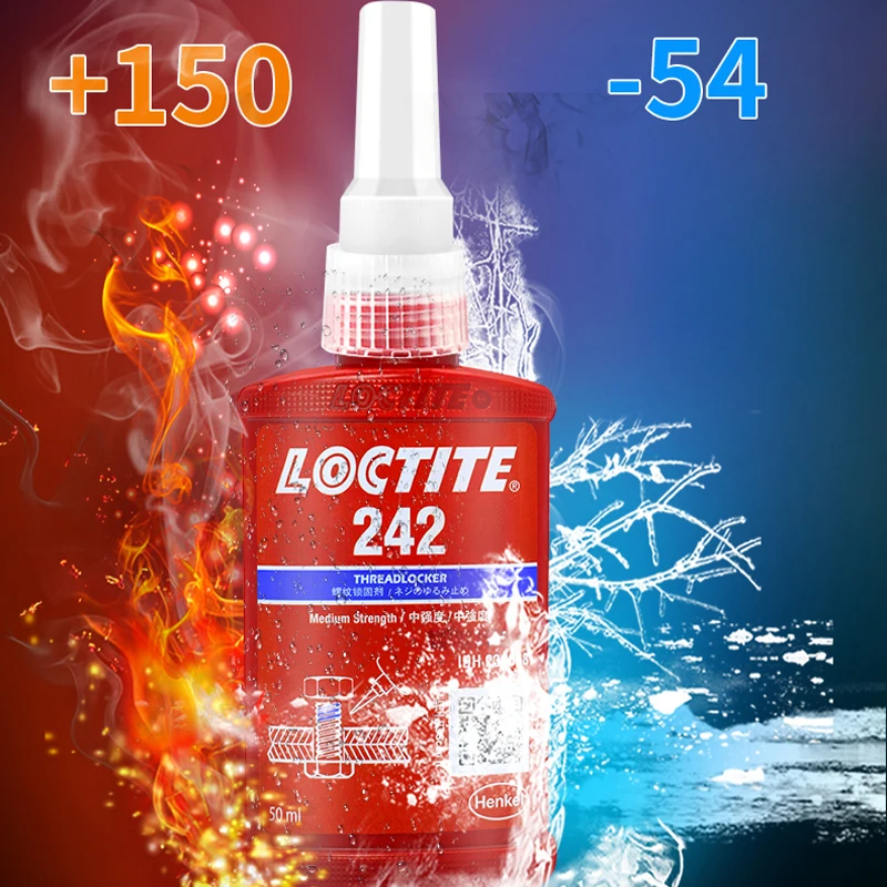 Новый 50 мл фиксатор резьбы 222 242 винтовой клей 243 262 Loctite 263 271 272 277 290 антиослабляющий