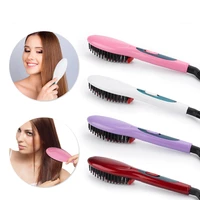 styling straightener comb electric hair brush comb irons auto straight hair comb brush hair straightener brush hair care