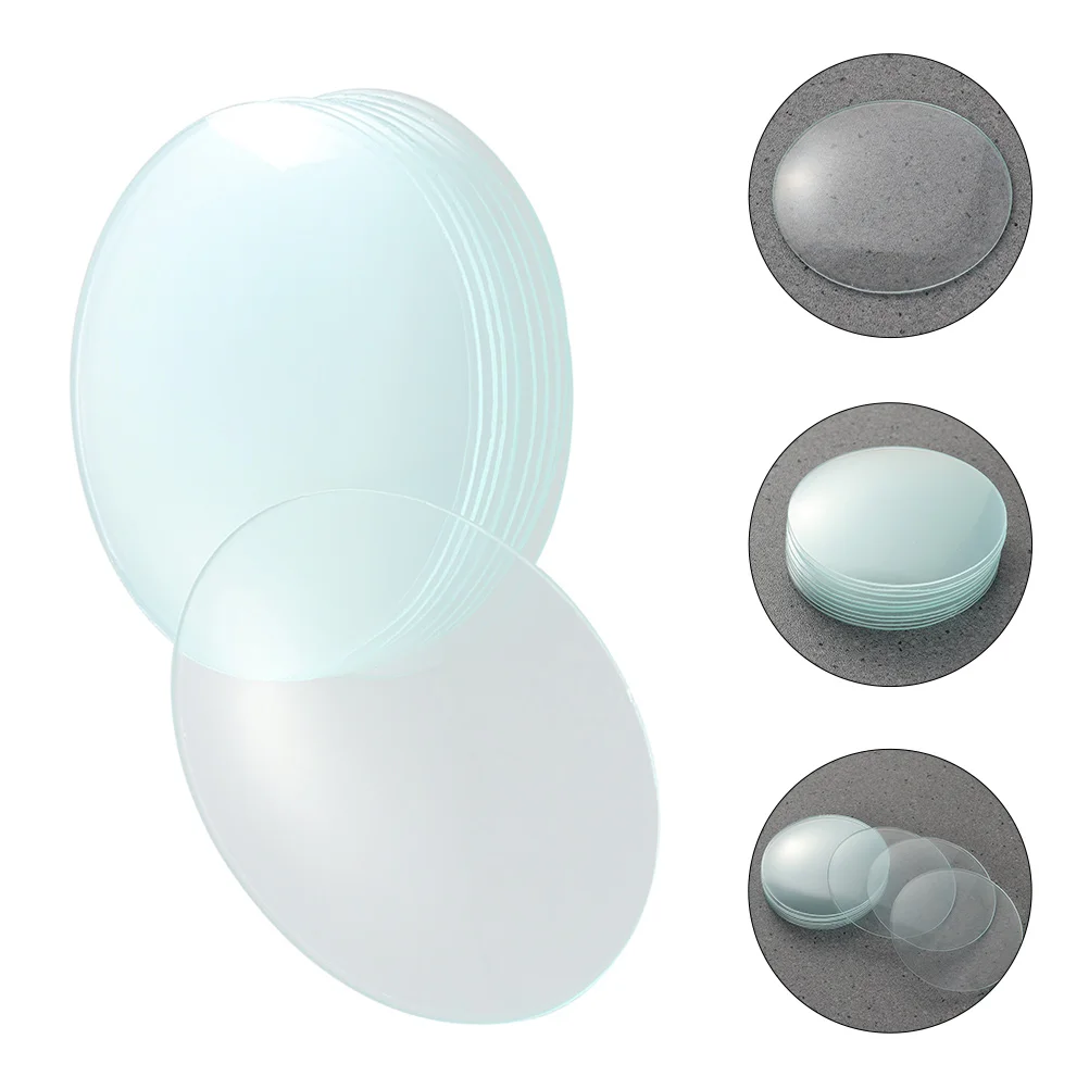 

10 шт., стеклянные часы для лабораторий