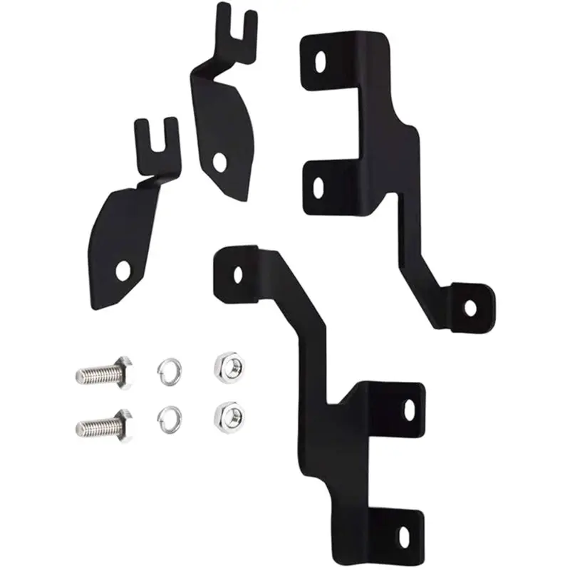 Фото AB61-Для Ford F-150 04-14 Комплект кронштейнов и проводки для светодиодных прожекторов 612590737497 Левый и правый капот, передняя стойка A, передние фары, рабочий свет. №2