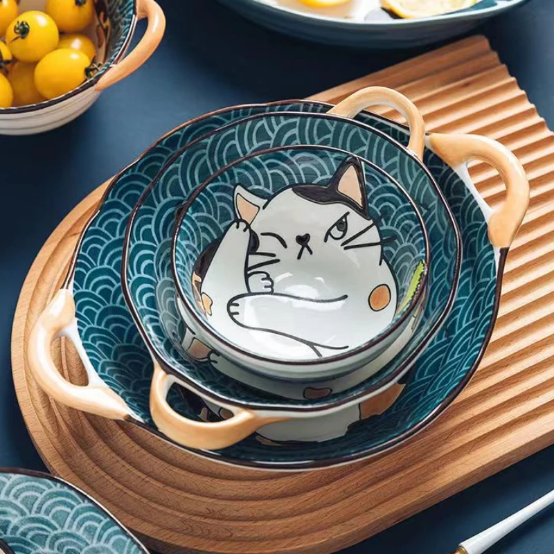 

Креативная милая искусственная керамическая тарелка в японском стиле с изображением десерта соуса посуда в форме капли воды