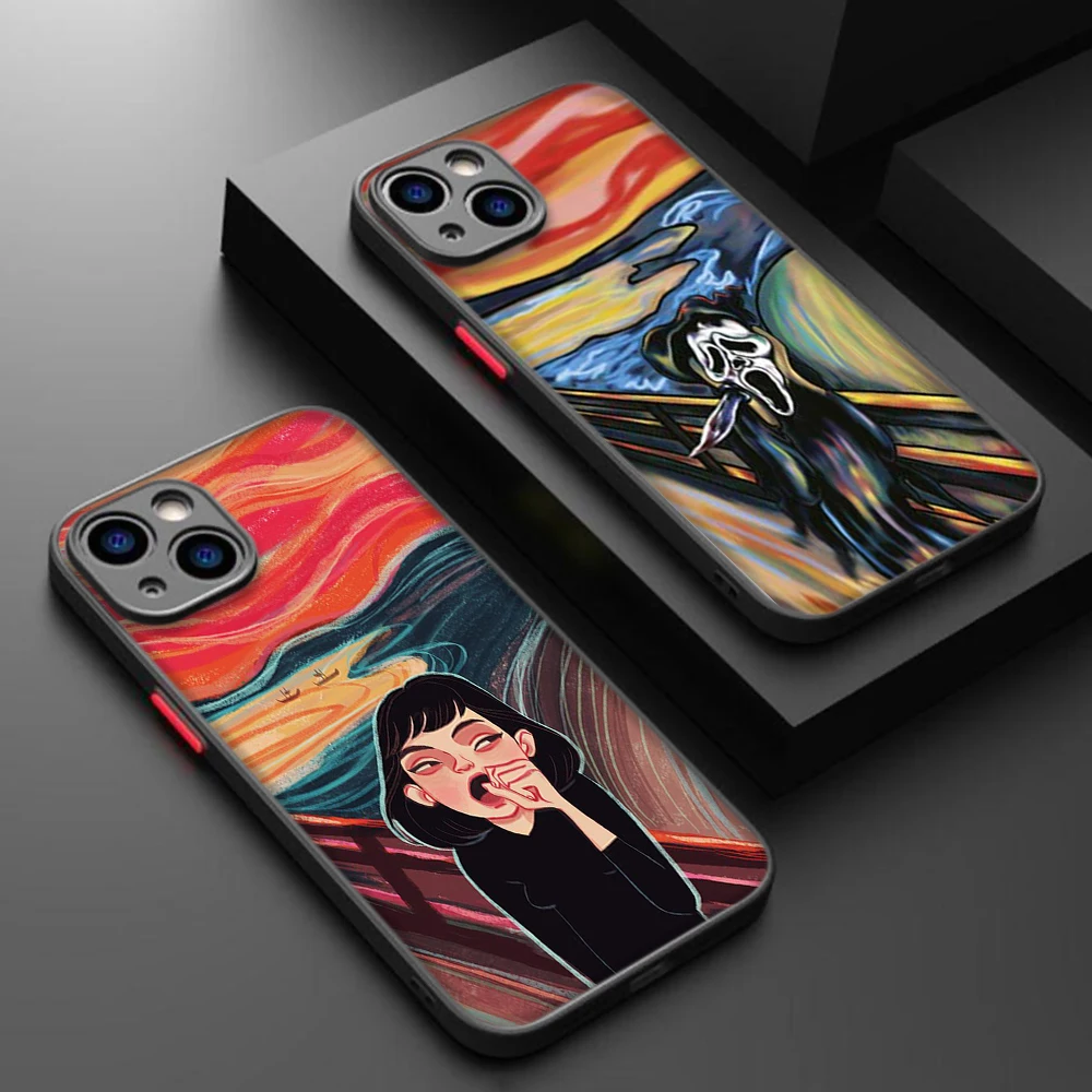 239Z Scream Canvas тьмяная полировка защитный объектив мягкий чехол для iPhone 15 14 Plus 13 12 11 X XS