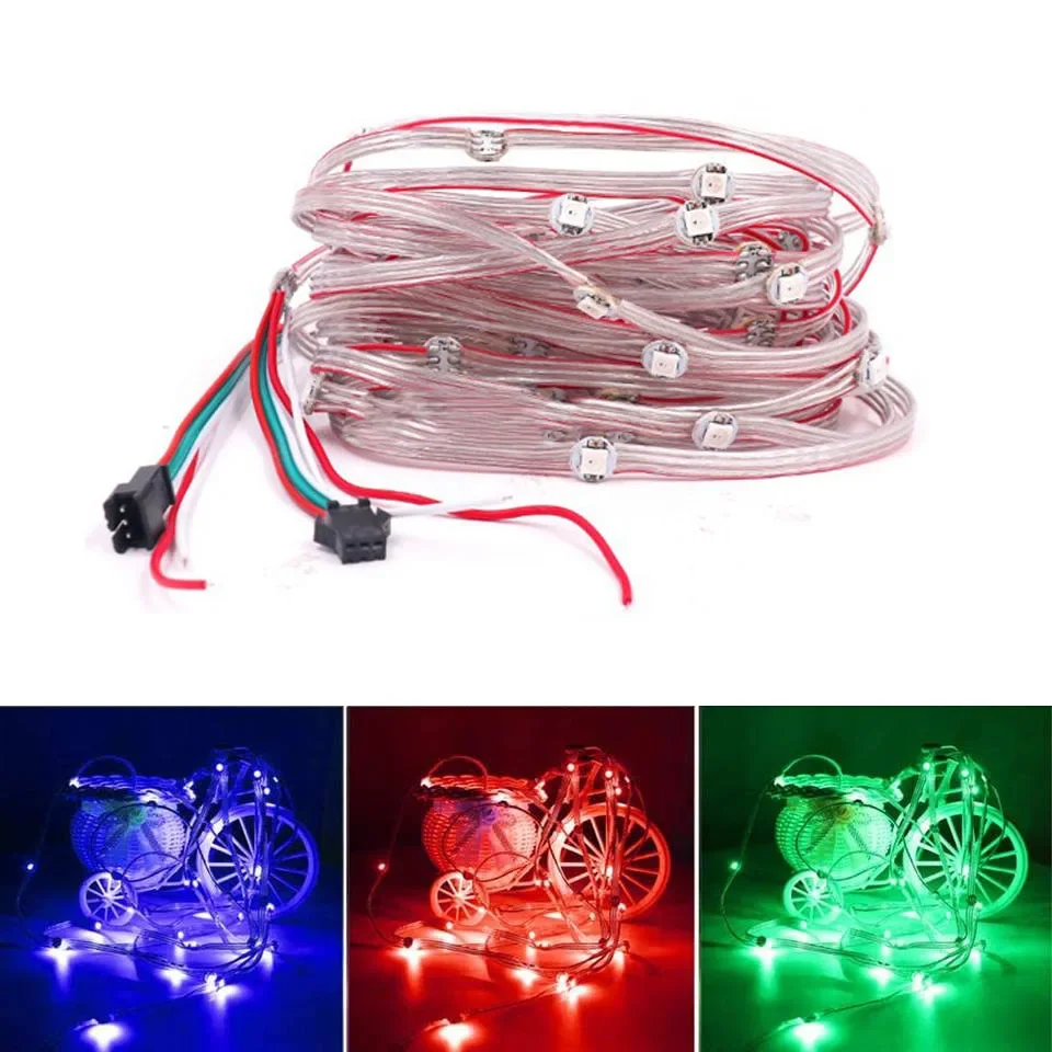 Предварительно припаянная светодиодная плата радиатора WS2812B 5 В WS2811 IC Встроенный