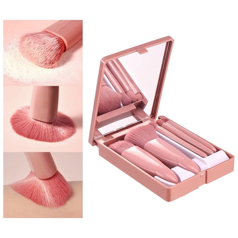 

HEALLOR 5Pcs Makeup Brushes Tool Set Cosmetic Powder Eye Shadow Foundation Blush Blending Soft Fluffy Make Up Brush Maquiagem
