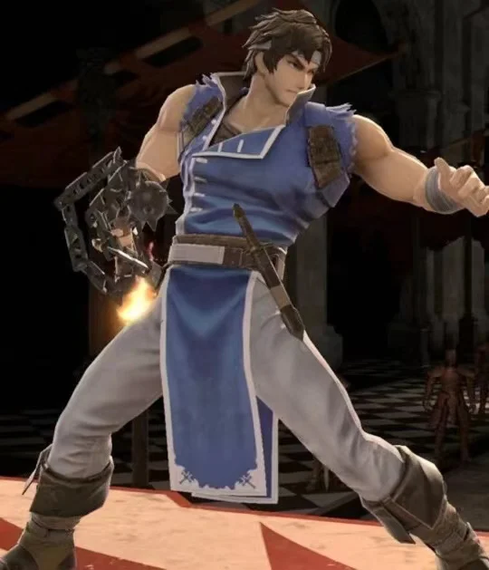 В наличии Castlevania Super удар Bros. Потрясающий костюм для косплея вампира Richter Belmont