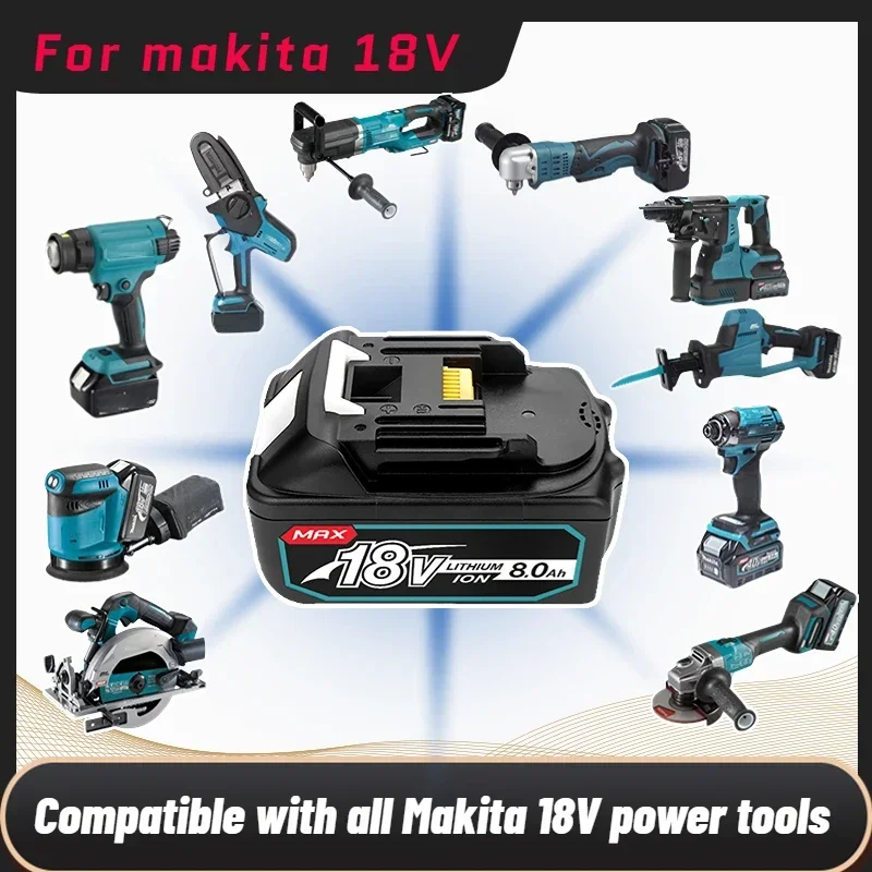 

Upgraded 18V Makita BL1860 BL1850B BL1850 BL1840 BL1830 BL1820 BL1815 LXT-400 Replacement Lithium Battery