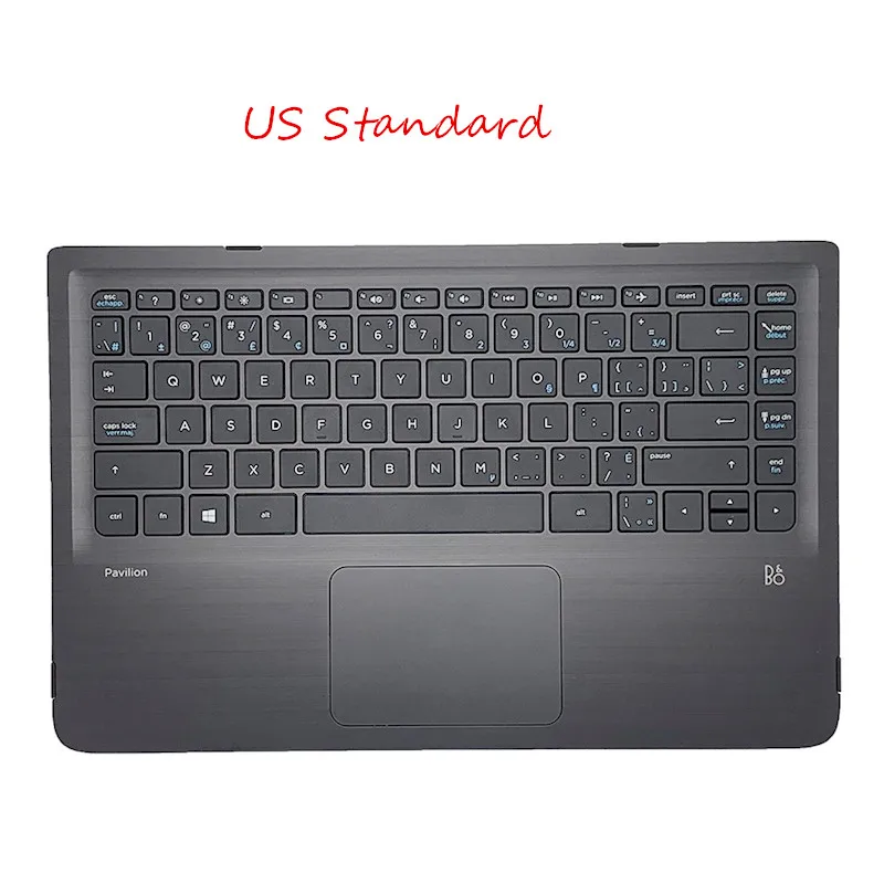 Клавиатура с английской раскладкой для ноутбука HP Pavilion X360 13-S 13-S020NR 13-S000 809829-001 -