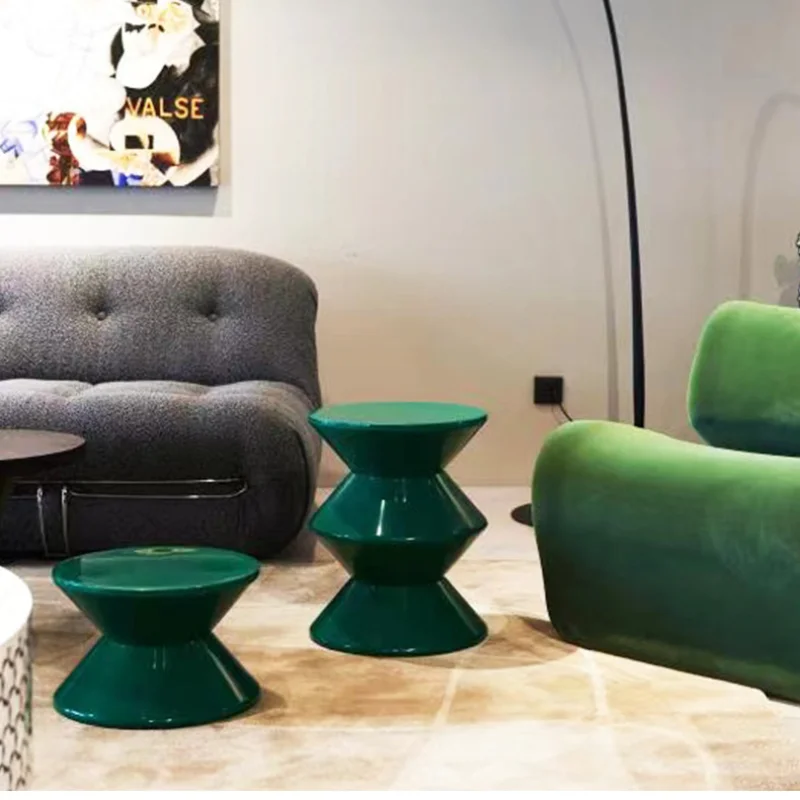 Простой современный низкий табурет для гостиной смены обуви скандинавский