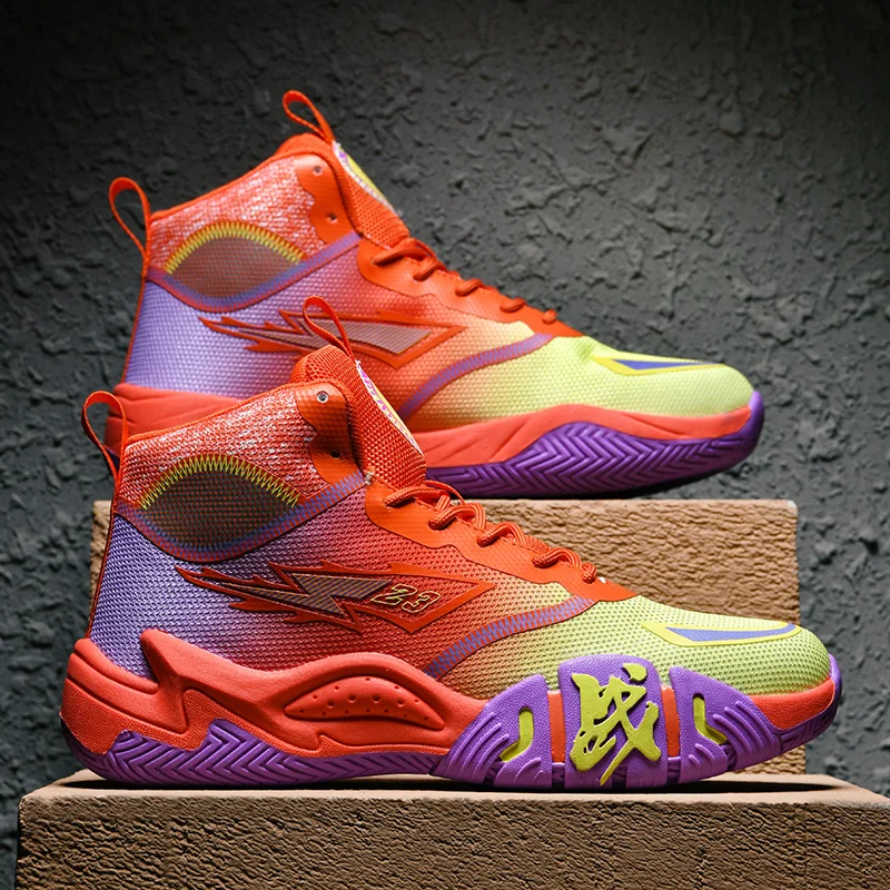 Новинка Мужская баскетбольная обувь дышащая Спортивная тренировочные