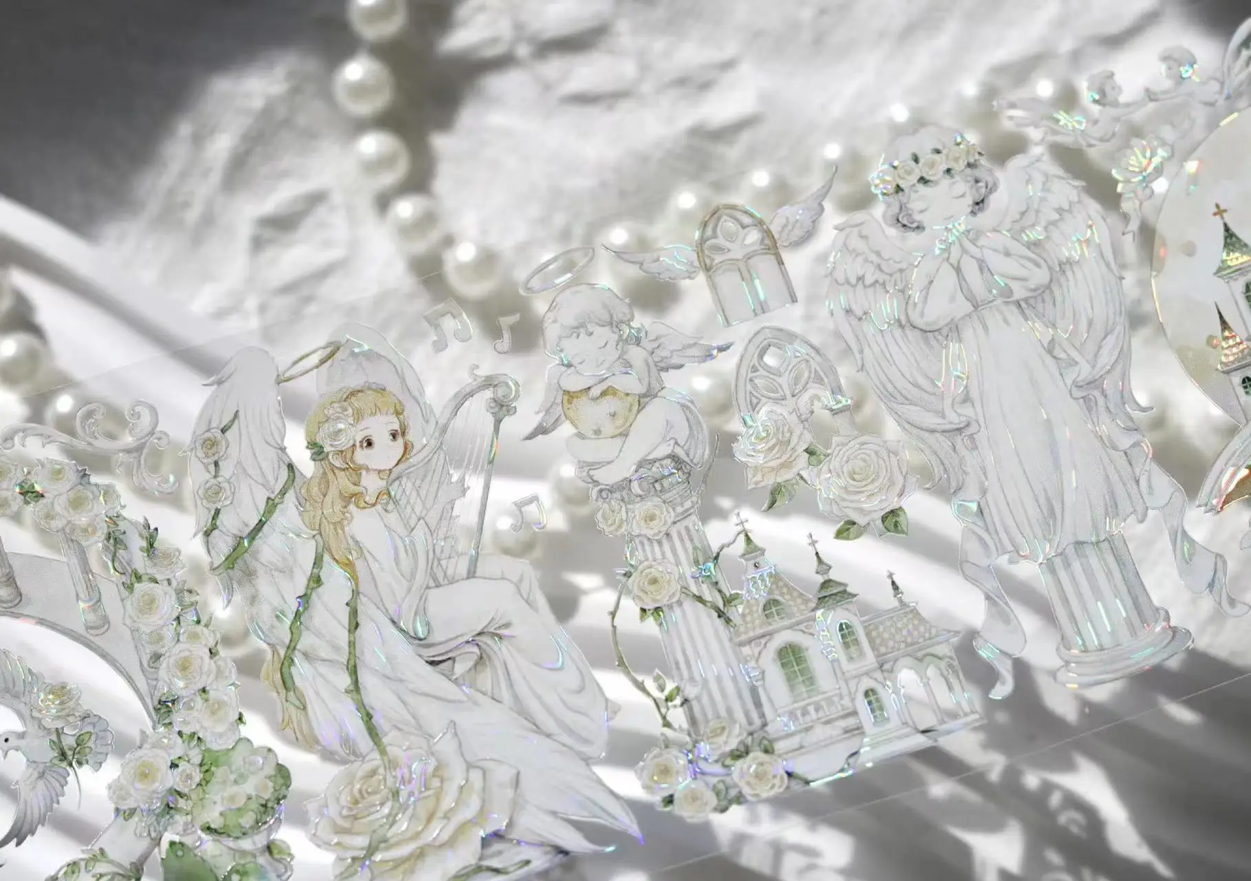 Винтажная душевная кавитажная девушка Васи ПЭТ лента планировщик Сделай Сам