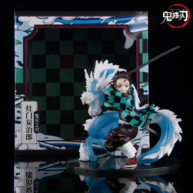 

25cm Anime Figure Toys Kimetsu No Yaiba Demon Slayer Kamado Tanjirou 1/8 Scale Pvc Action Figure Toy Collection Model Doll Gift