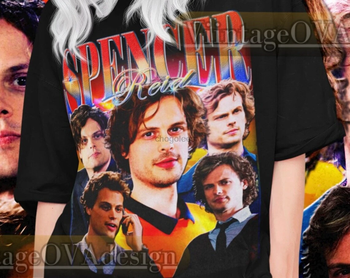 Рубашка в стиле ретро со Спенсером Ридом Классическая рубашка 90-х годов футболка