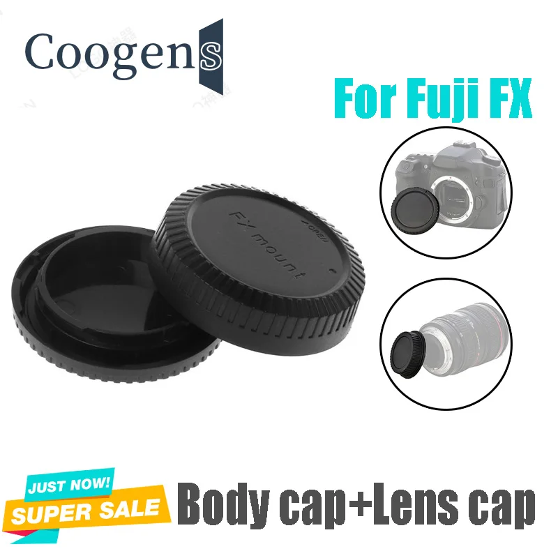 

Rear Lens Cover+Body Cap Anti-dust Protection ABS Plastic Black for Fuji Fujifilm X-E1 X-PRO1 FX X Mount Camera Accessories