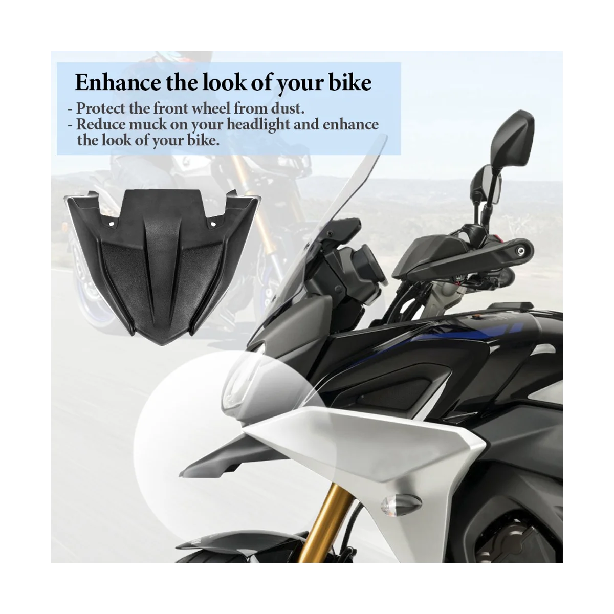 Удлинитель накладки на переднее колесо для Yamaha MT09 Tracer 900 2018-2021 Tracer900 GT