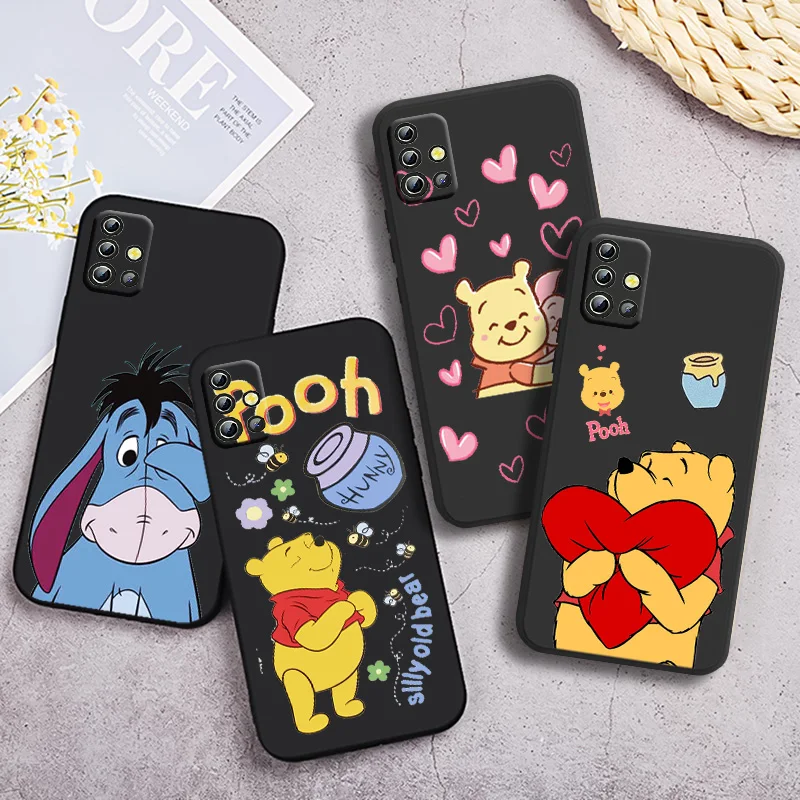 

Disney Winnie The Pooh Anime Phone Case For Samsung Galaxy A90 A80 A70 S A60 A50S A30 S A40 S A2 A20E A20 S A10S A10 E Black