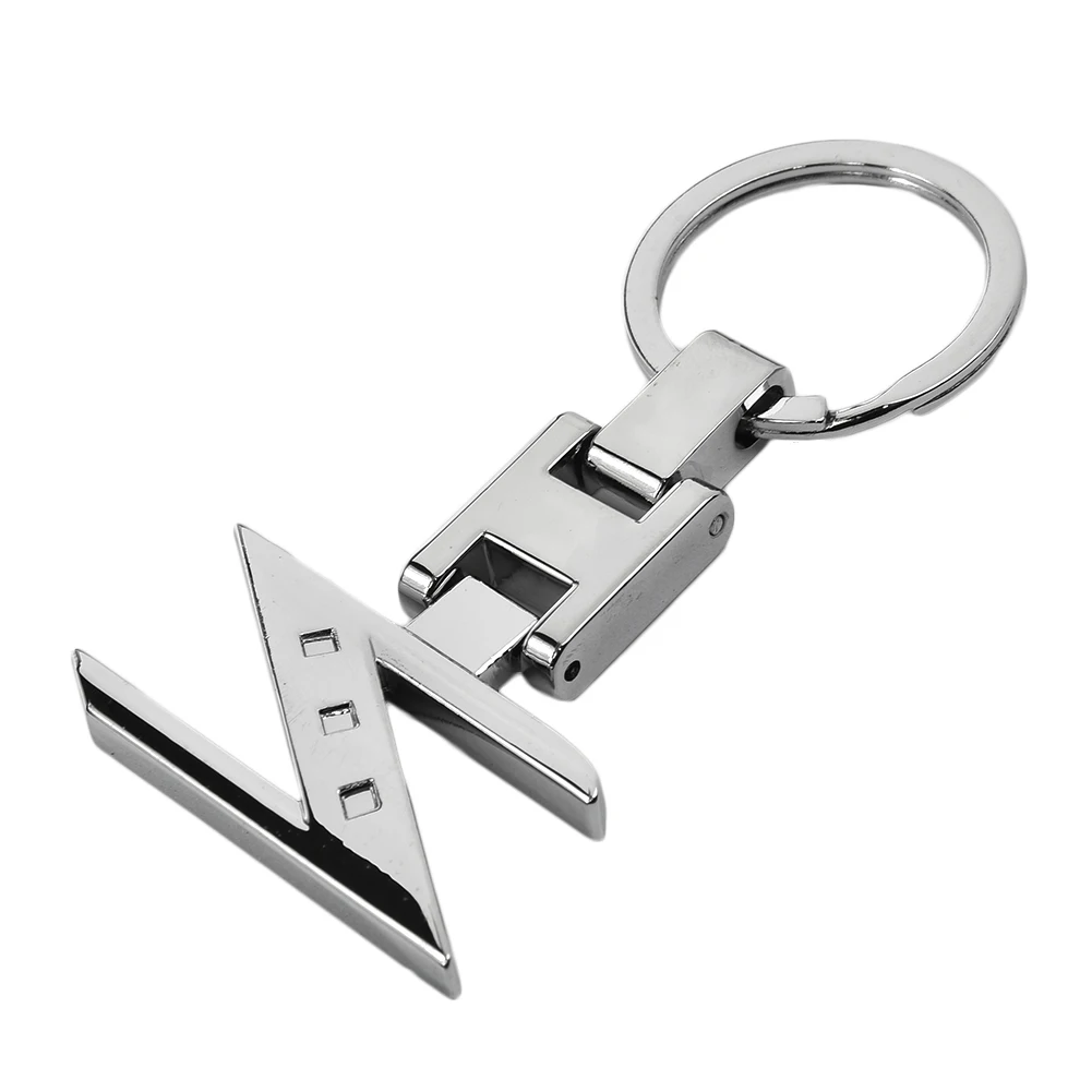 

1x Key Chain Z Style Car Key Chain Ring Chrome Finishing For Nissan 280ZX 300ZX 350Z 370Z Z Zinc Alloy Car Interior Key Case
