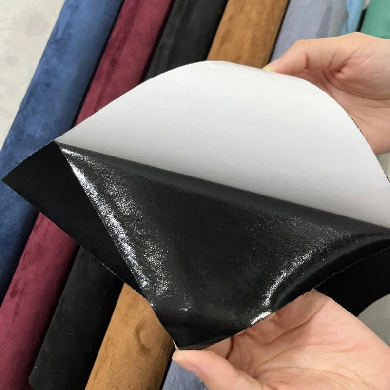 50x300 см самоклеящаяся кожа замша ткань бархат для салона автомобиля модификация