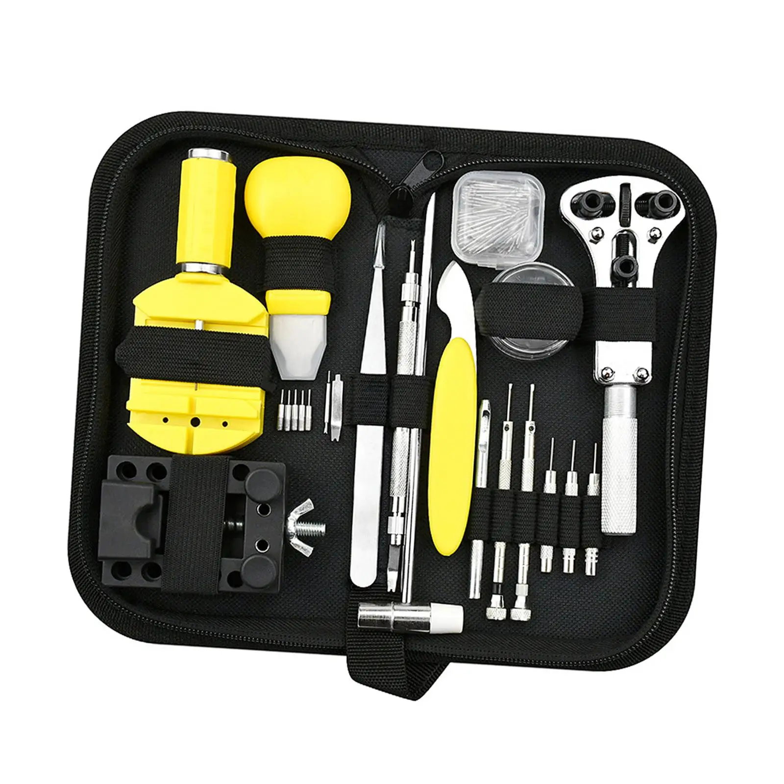 

147x Watch Repair Kit Replacement with Carrying Case Alloy Steel Remover Housing Opener
