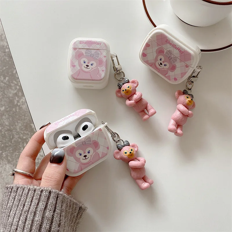 

Cartoon Rabbit Bear Pendant 2021 AirPods 3 Case Apple AirPods 2 Case Cover AirPods Pro Case IPhone Earphone Accessories