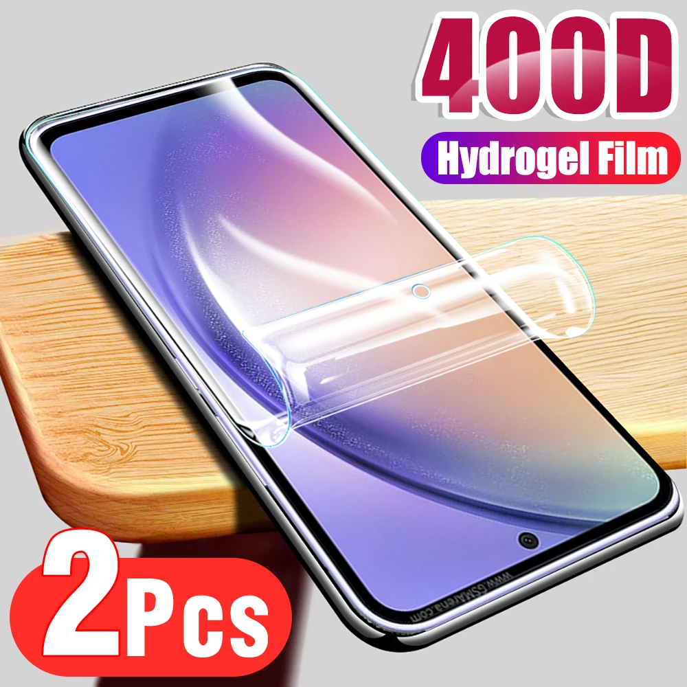 

2 шт., Гидрогелевая Защитная пленка для Samsung Galaxy A54, 6,4 дюйма