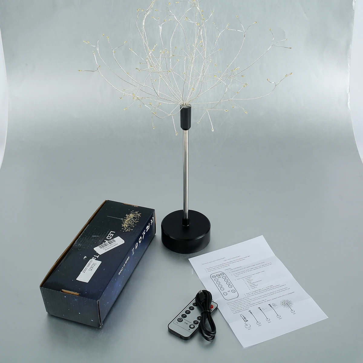 

NEW Branch Tree Lights 120 LEDs Table Lamp w/8 Lighting Modes IP44 Waterproof Branch Fairy Light USB Cable/Battery Powered Decor
