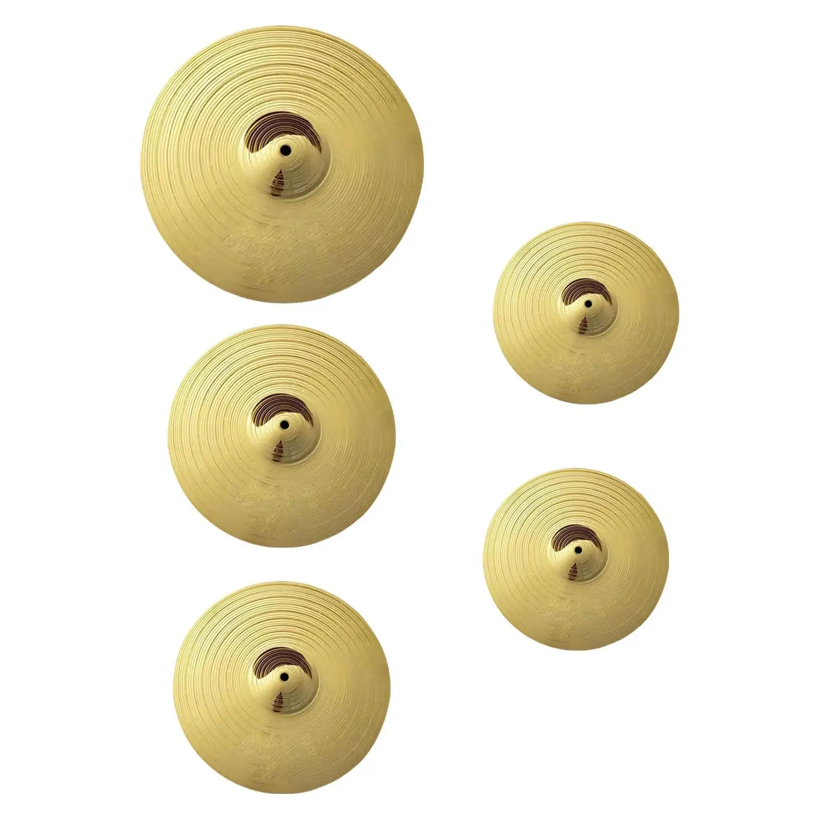 Jazz Drum Crash Cymbal Ride Hi Hat Cymbals for Kit Novices Players