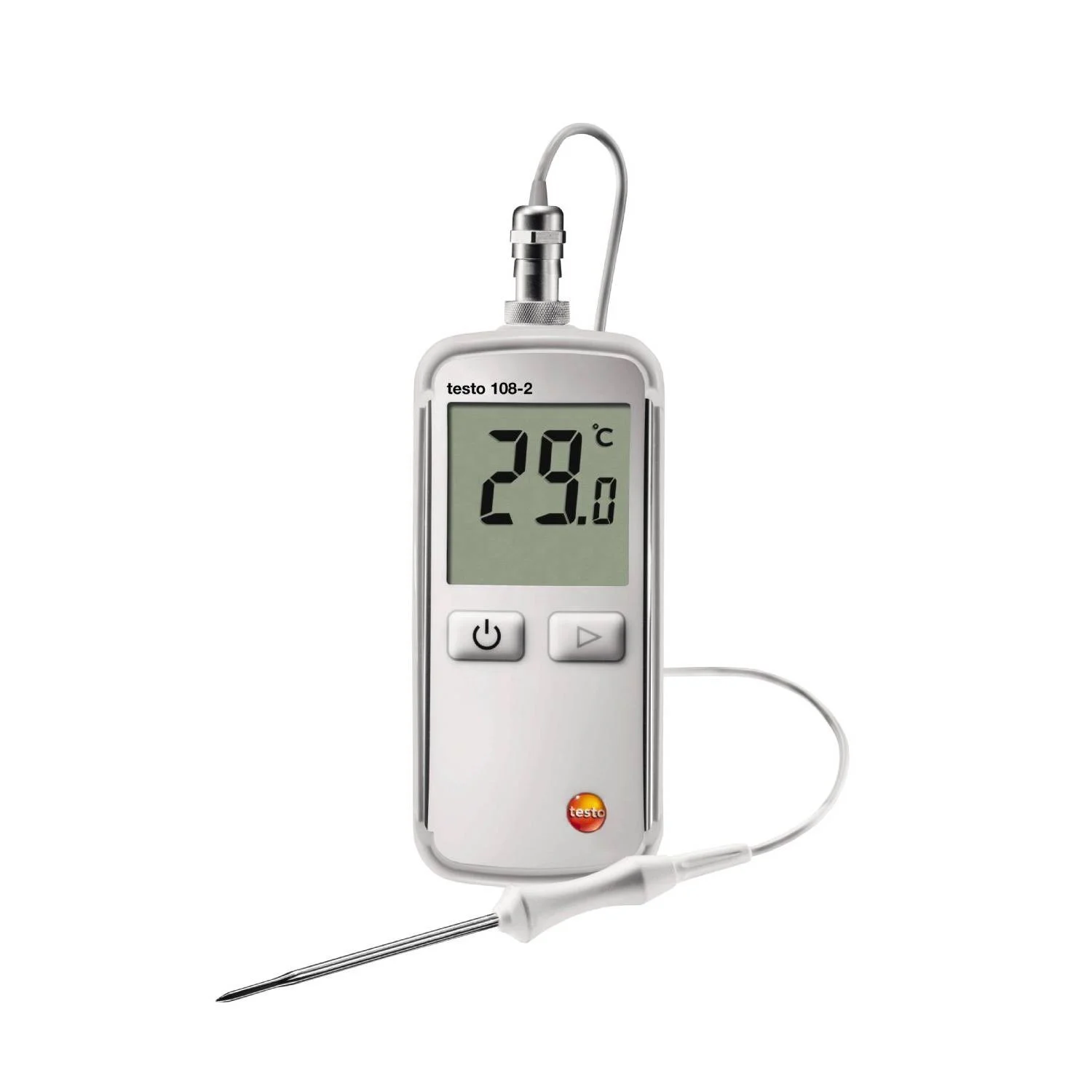 waterproof digital food thermometer testo 108-2 with lockable type K / T thermocouple probe